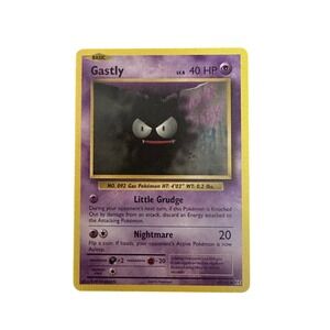 Gastly Pokemon Card - Base Set - LV.8 - 40 HP - 1999 - Collectible TCG MP/LP